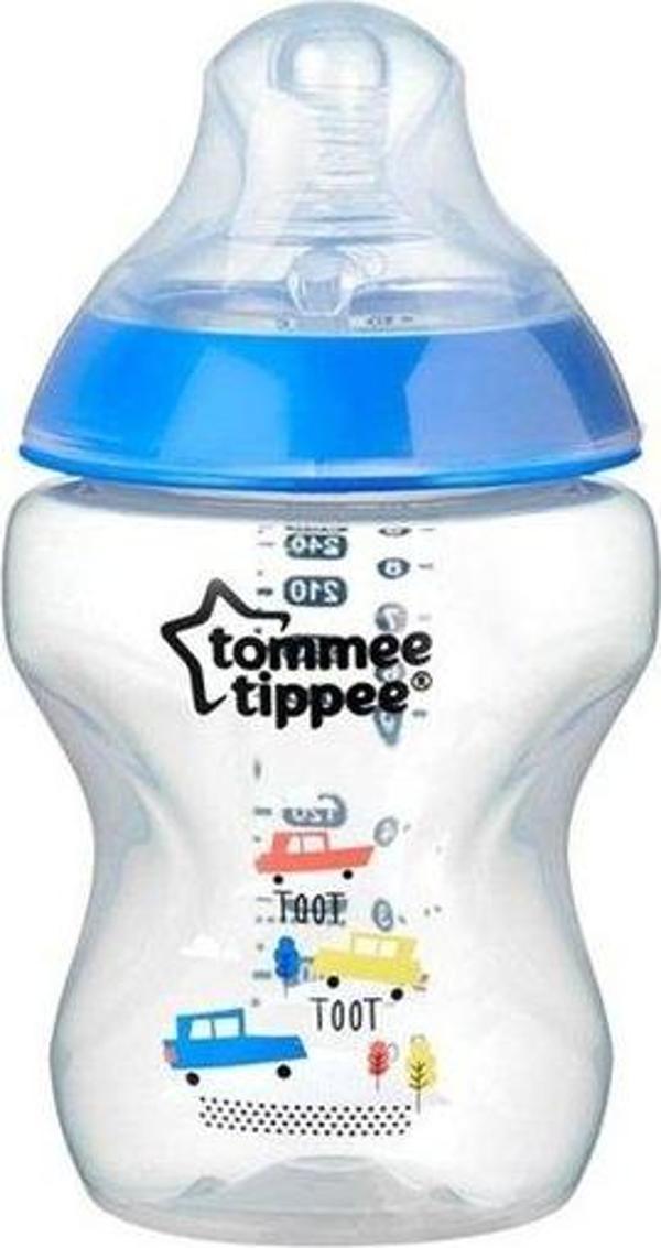 Tommee Tippee 1x260 ml PP Closer to Nature Biberon Mavi - Image 1