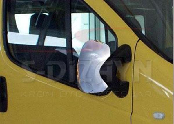 S-Dizayn Renault Trafic Abs Krom Ayna Kapağı 2 Prç. 2001-2010 - Image 1