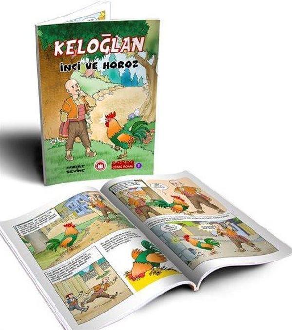 Keloğlan - İnci ve Horoz - Bordo Ressam - Image 1