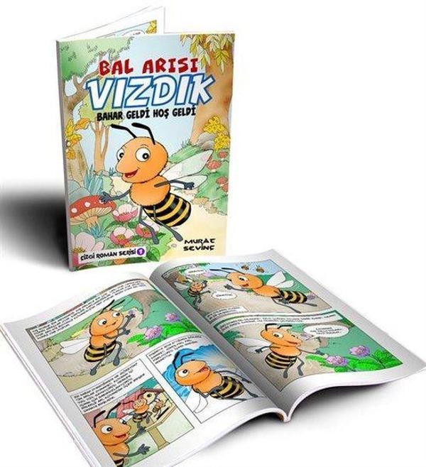 Bal Arısı Vızdık 1 - Bahar Geldi Hoş Geldi - Bordo Ressam - Image 1