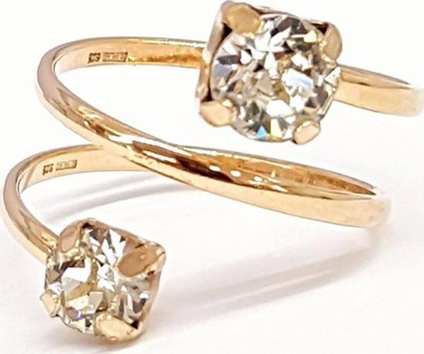 Swarovski Taşlı Gümüş Bayan Yüzük - Image 1