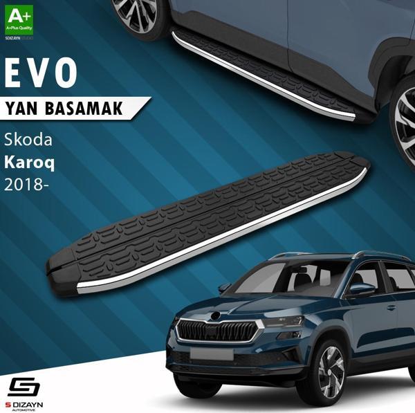 S-Dizayn Skoda Karoq Evo Krom Yan Basamak 173 Cm 2018 Üzeri - Image 1
