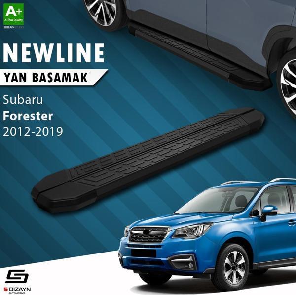 S-Dizayn Subaru Forester 4 NewLine Siyah Yan Basamak 183 Cm 2012-2019 - Image 1