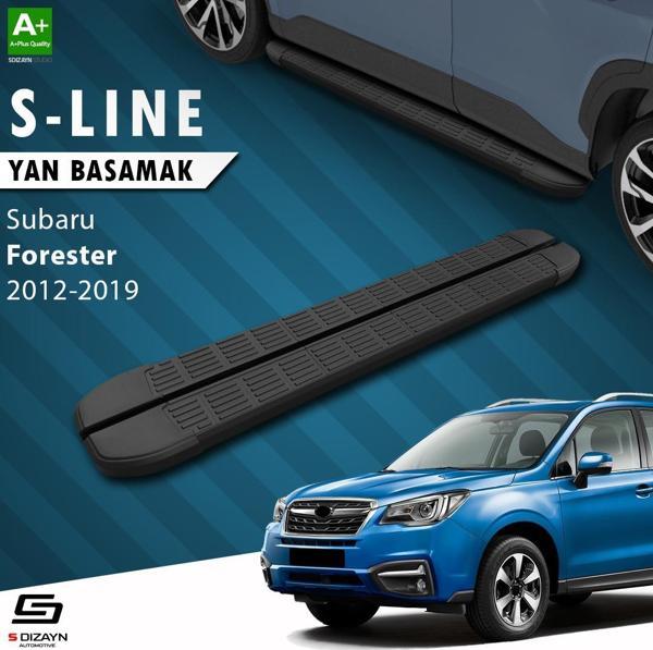S-Dizayn Subaru Forester 4 S-Line Siyah Yan Basamak 183 Cm 2012-2019 - Image 1