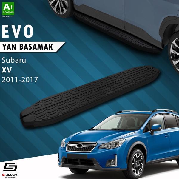 S-Dizayn Subaru XV Evo Siyah Yan Basamak 173 Cm 2011-2017 - Image 1
