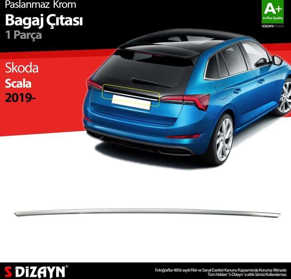 S-Dizayn Skoda Scala Krom Bagaj Çıtası 2019 Üzeri - Image 1