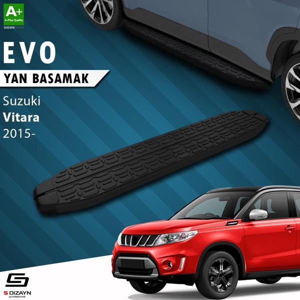 S-Dizayn Suzuki Vitara 4 Evo Siyah Yan Basamak 163 Cm 2015 Üzeri - Image 1
