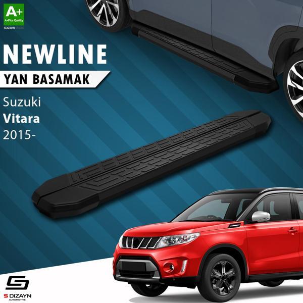 S-Dizayn Suzuki Vitara 4 NewLine Siyah Yan Basamak 163 Cm 2015 Üzeri - Image 1
