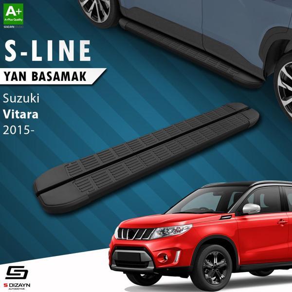 S-Dizayn Suzuki Vitara 4 S-Line Siyah Yan Basamak 163 Cm 2015 Üzeri - Image 1