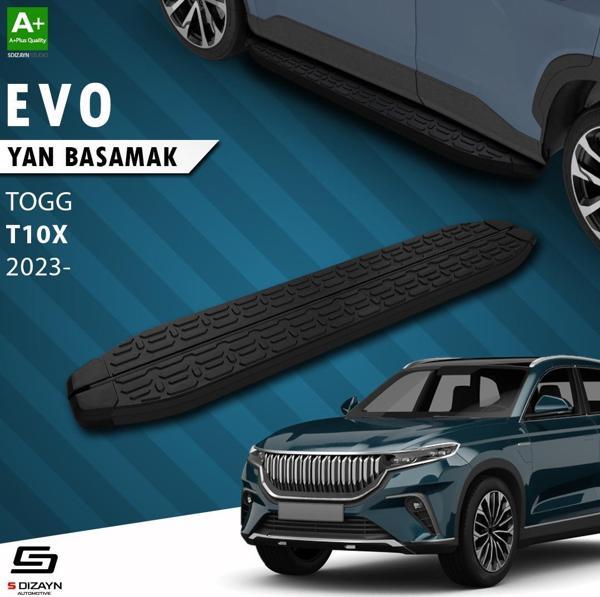 S-Dizayn TOGG T10X Evo Siyah Yan Basamak 203 Cm 2023 Üzeri - Image 1