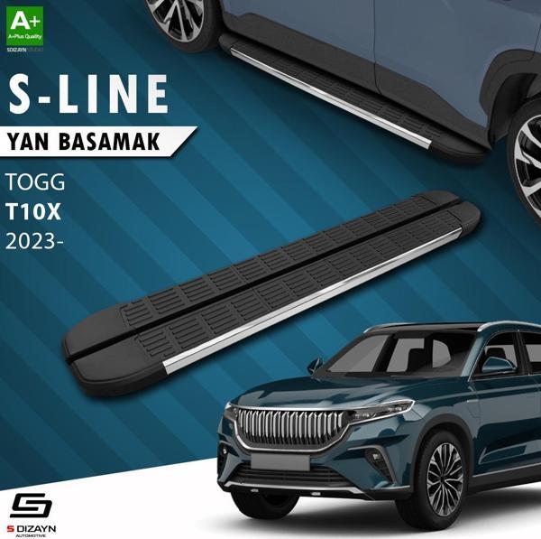 S-Dizayn TOGG T10X S-Line Krom Yan Basamak 203 Cm 2023 Üzeri - Image 1