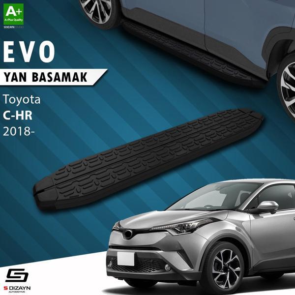 S-Dizayn Toyota C-HR Evo Siyah Yan Basamak 173 Cm 2018 Üzeri - Image 1