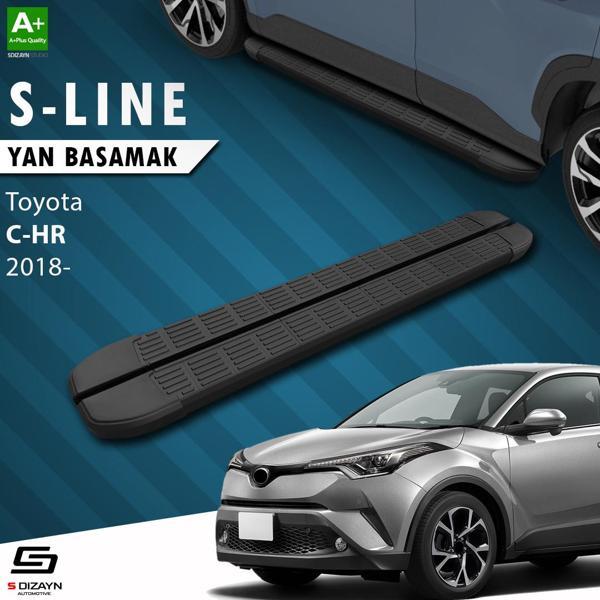 S-Dizayn Toyota C-HR S-Line Siyah Yan Basamak 173 Cm 2018 Üzeri - Image 1