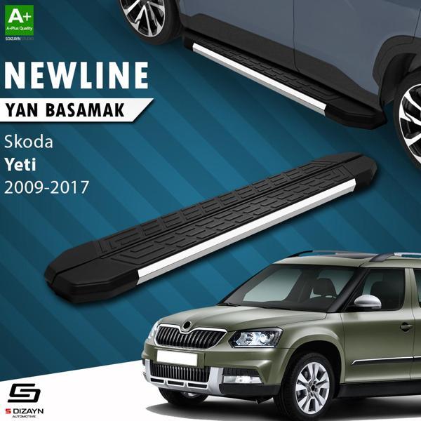 S-Dizayn Skoda Yeti NewLine Krom Yan Basamak 173 Cm 2009-2017 - Image 1