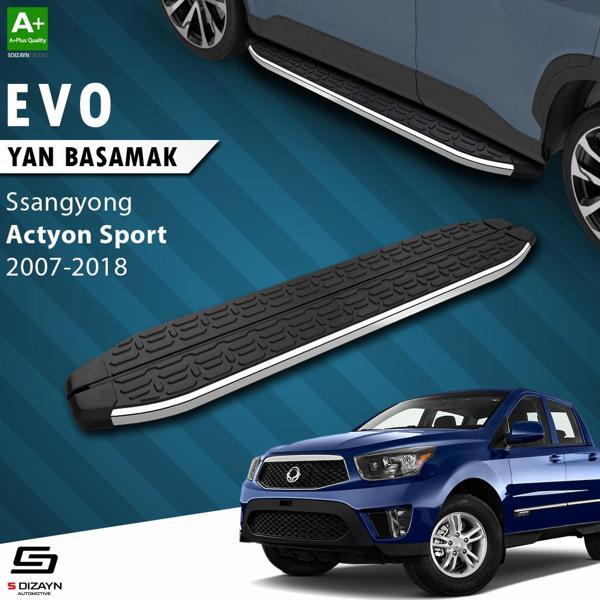 S-Dizayn Ssangyong Actyon Sports Evo Krom Yan Basamak 203 Cm 2007-2018 - Image 1