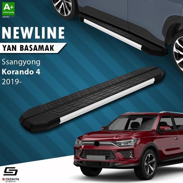 S-Dizayn Ssangyong Korando NewLine Aluminyum Yan Basamak 183 Cm 2019 Üzeri - Image 1