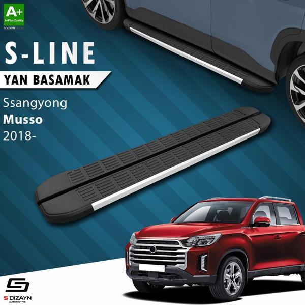 S-Dizayn Ssangyong Musso S-Line Aluminyum Yan Basamak 203 Cm 2018 Üzeri - Image 1