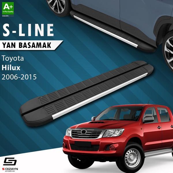 S-Dizayn Toyota Hilux 7 S-Line Aluminyum Yan Basamak 203 Cm 2006-2015 - Image 1