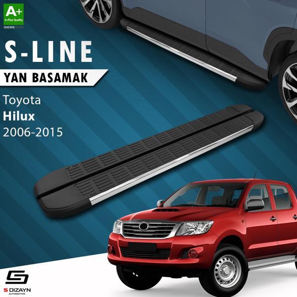 S-Dizayn Toyota Hilux 7 S-Line Krom Yan Basamak 203 Cm 2006-2015 - Image 1
