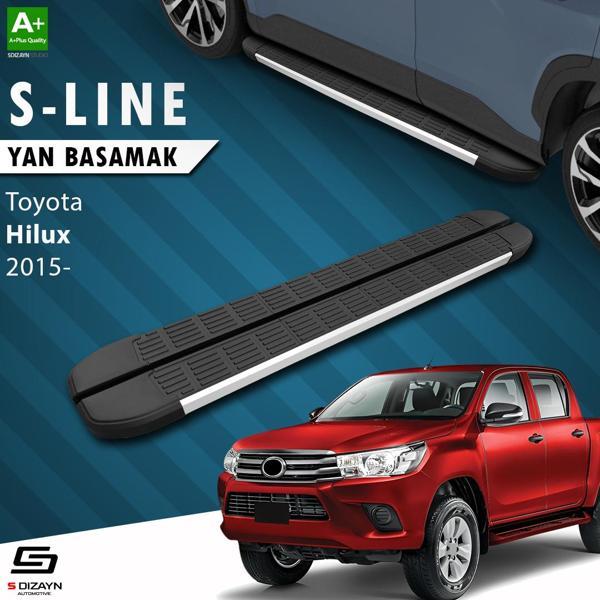 S-Dizayn Toyota Hilux 8 S-Line Aluminyum Yan Basamak 203 Cm 2015 Üzeri - Image 1