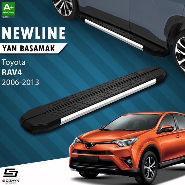 S-Dizayn Toyota Rav 4 3 NewLine Krom Yan Basamak 163 Cm 2006-2013 - Image 1