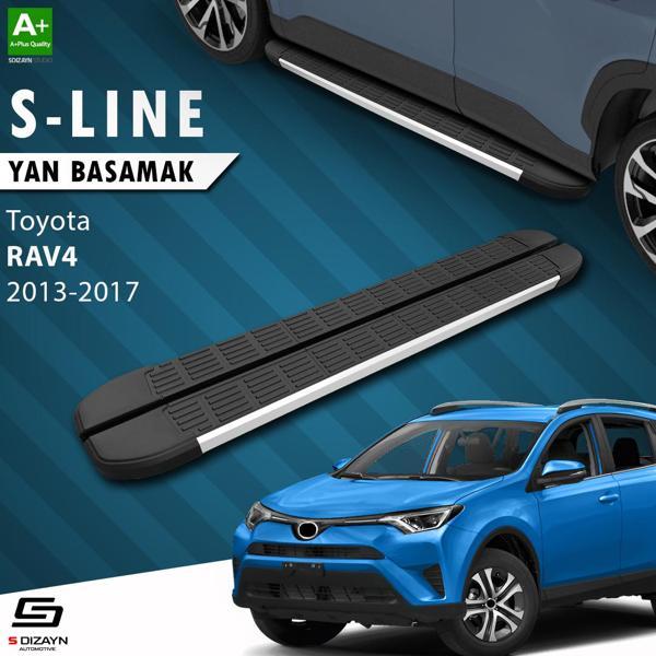 S-Dizayn Toyota Rav 4 4 S-Line Aluminyum Yan Basamak 173 Cm 2013-2017 - Image 1