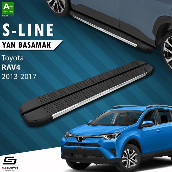 S-Dizayn Toyota Rav 4 4 S-Line Krom Yan Basamak 173 Cm 2013-2017 - Image 1