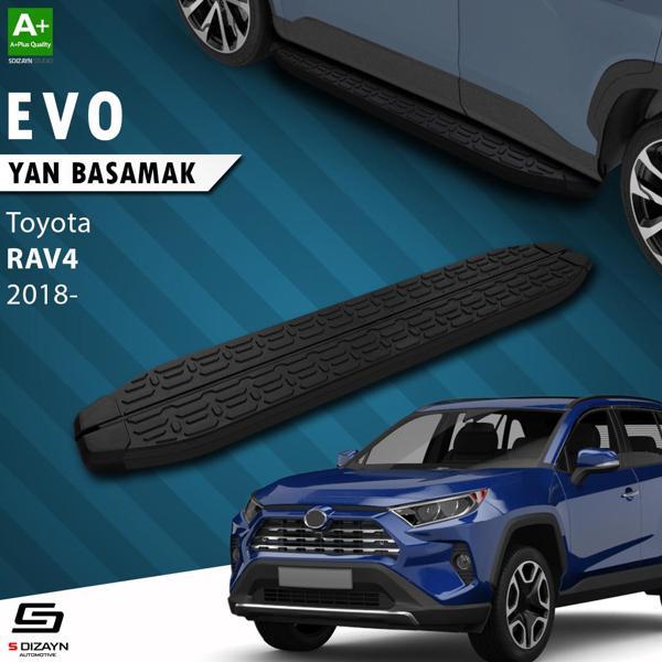 S-Dizayn Toyota RAV 4 5 Evo Siyah Yan Basamak 173 Cm 2018 Üzeri - Image 1