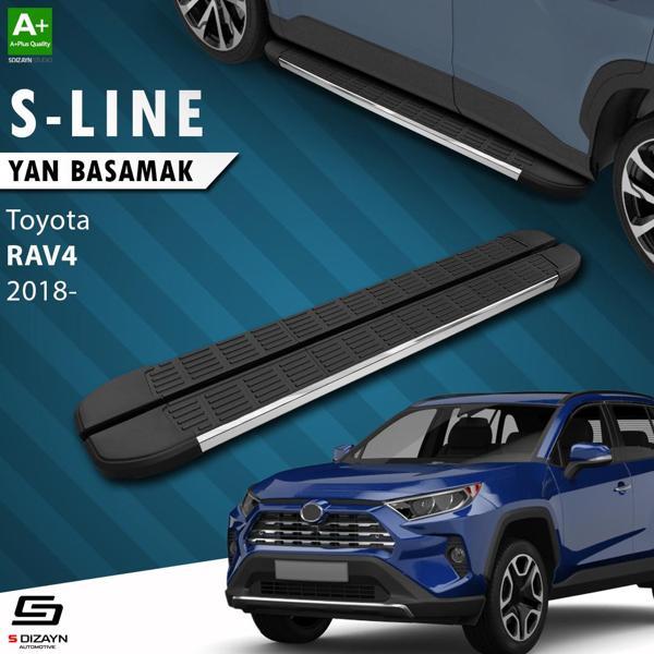 S-Dizayn Toyota RAV 4 5 S-Line Krom Yan Basamak 173 Cm 2018 Üzeri - Image 1