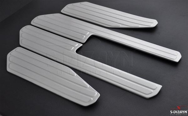 S-Dizayn VW Amarok Krom İç Kapı Eşiği 4 Prç 2010 Model Üzeri - Image 1