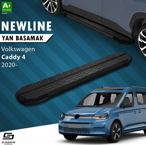 S-Dizayn VW Caddy 4 NewLine Siyah Yan Basamak 193 Cm 2020 Üzeri - Image 1