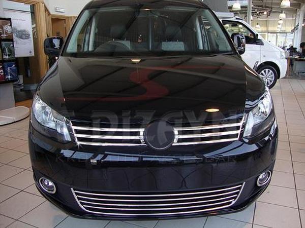 S-Dizayn VW Caddy Krom Ön Panjur 2 Prç 2010-2015 - Image 1