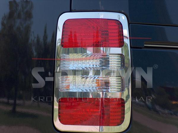 S-Dizayn VW Caddy Krom Stop Çerçevesi 2 Prç 2004-2015 - Image 1