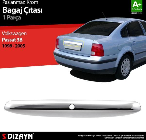 S-Dizayn VW Passat 3B Krom Bagaj Çıtası 1998-2005 - Image 1