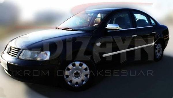 S-Dizayn VW Passat 3B Krom Yan Kapı Çıtası 4 Prç 1998-2005 - Image 1