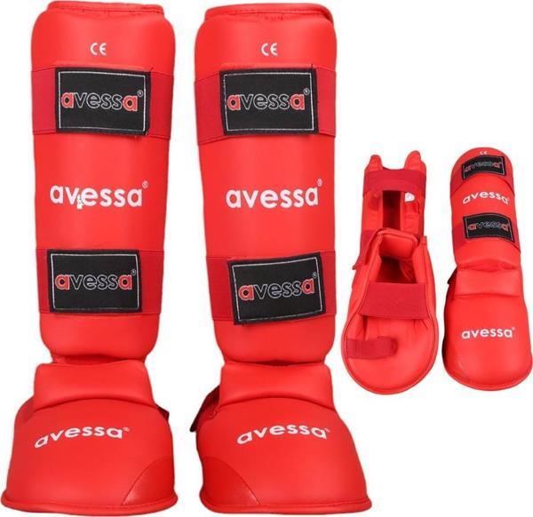 Avessa Krkor-100 Karate Kaval Koruyucu M Beden Kırmızı - Image 1