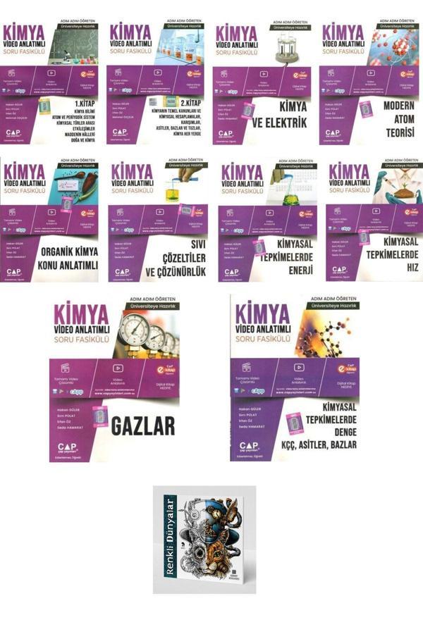 Çap Yayınları 2025 Tyt - Ayt Kimya Soru Fasikülleri (10 FASİKÜL) (RENKLİ DÜNYALAR HEDİYELİ) - Çap Yayınları - Image 1