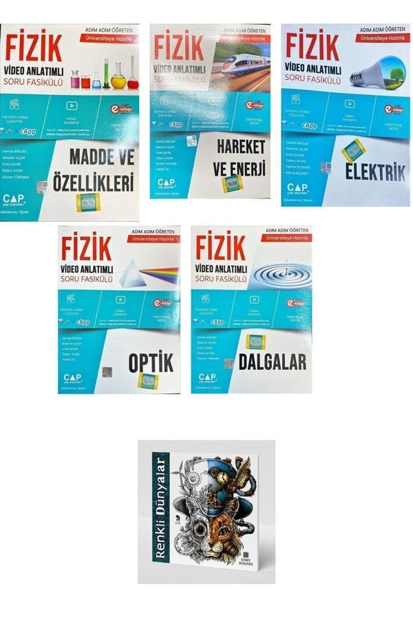 Çap Yayınları 2025 Tyt Fizik Soru Fasikülleri (5 FASİKÜL) (RENKLİ DÜNYALAR HEDİYELİ) - Çap Yayınları - Image 1