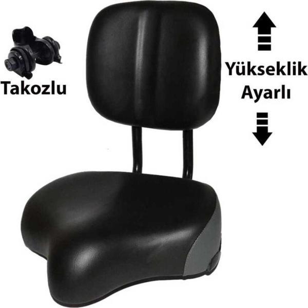 Vona Efr Arkalıklı Scooter Bisiklet Uyumlu Yükseklik Ayarlı Sele - Image 1