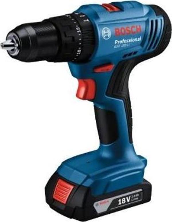 Bosch GSB 183-Li Tek Akülü 2 Ah Darbeli Vidalama Makinesi - Image 1