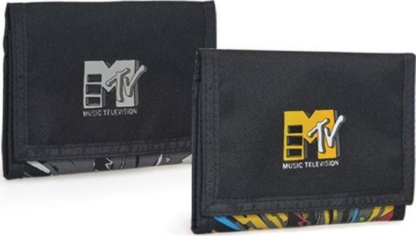 Mtv Cırtlı Siyah Para Çantası - Image 1