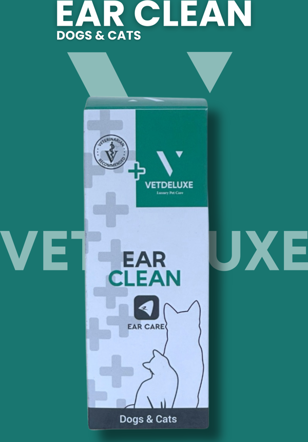 Vetdeluxe Ear Clean Hijyen Losyon Kediler ve Köpekler İçin Kulak Temizleme ve Bakım Solüsyonu 50 Ml - Image 1