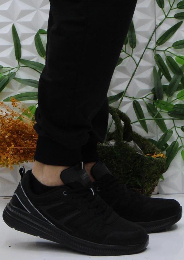 Kinetix Calton Pu Siyah Gri Rahat  Ürün Hafif Erkek Spor Ayakkabı - Image 1