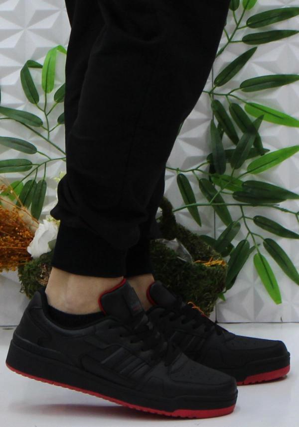 Kinetix Wılmo Pu Siyah Kırmızı  Ürün Sneaker Erkek Spor Ayakkabı - Image 1
