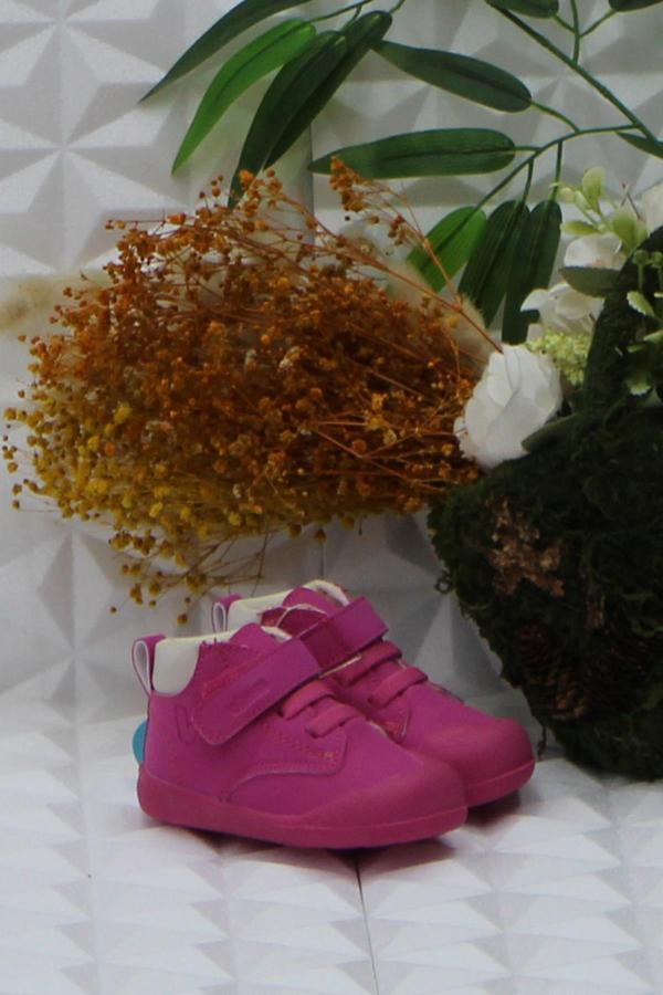 Vicco 946.E23K.377 Paw Fuşya Rahat Esnek İlk Adım Kız Çocuk Bot - Image 1