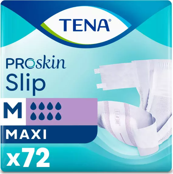 Tena Slip Proskin Maxi 8 Damla M 72 - Image 1