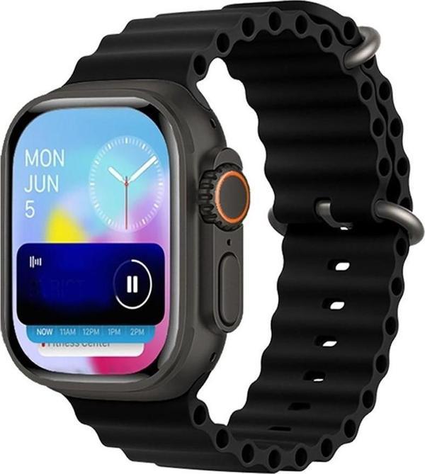 ScHitec HK10 Ultra 3 Amoled Ekran Android İos HarmonyOs Uyumlu Akıllı Saat Siyah - Image 1