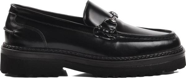 Ayakmod Premium 7710 Siyah Açma Hakiki Deri Erkek Loafer Ayakkabı - Image 1
