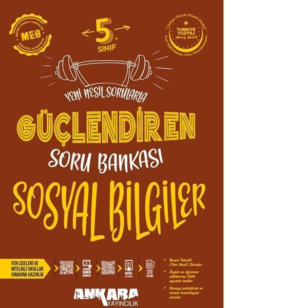 5. Sınıf Güçlendiren Sosyal Bilgiler Soru Bankası - Ankara Yayıncılık - Image 1