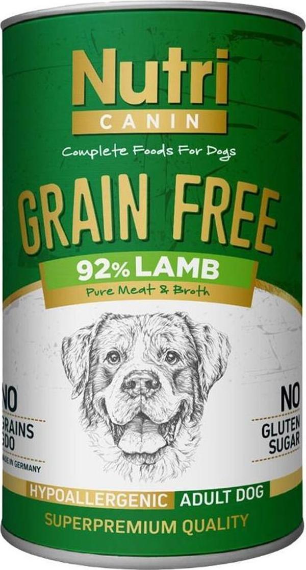 Nutri Canin 400Gr %92 Kuzu Etli Tatlı Patatesli Hipo Alerjenik Tahılsız 1Adet Yaş Köpek Maması - Image 1